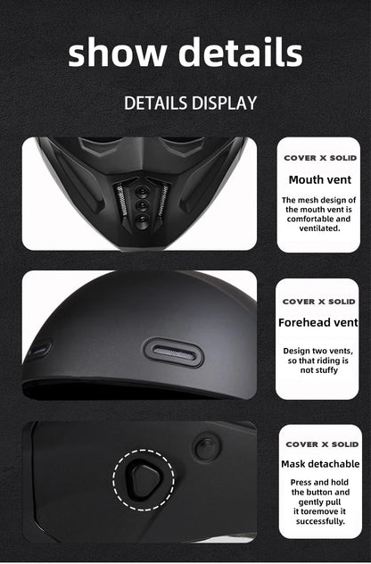 High-Quality Motorcycle Helmet, Personalized Scorpion Warrior Full Helmet, Suitable for Men and Women for Year-Round Riding
