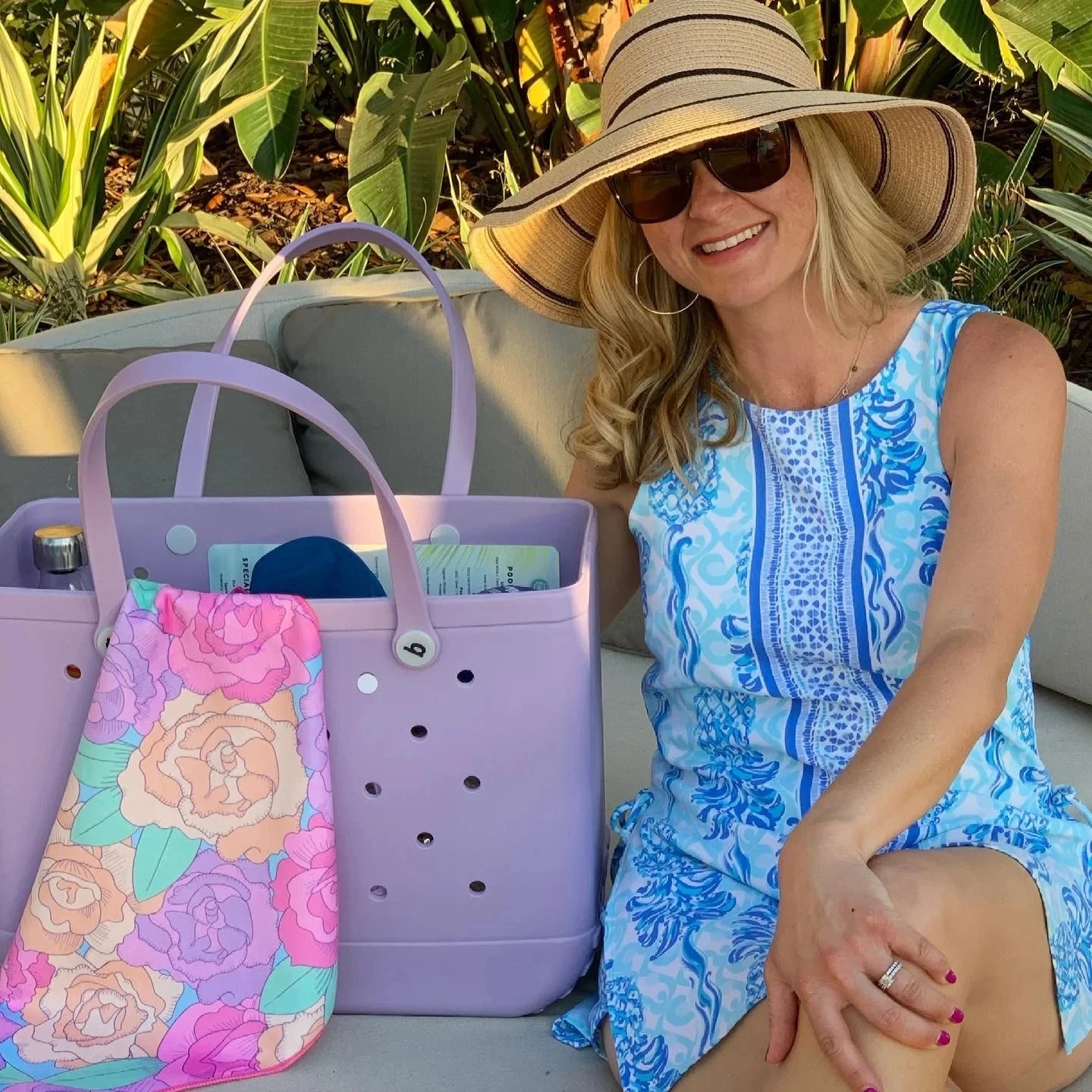 L/XL Beach Bags EVA Rubber Waterproof Tote Bag Storage Baskets Travel Shopping Shoulder Solid Color Fashion Handbag women
