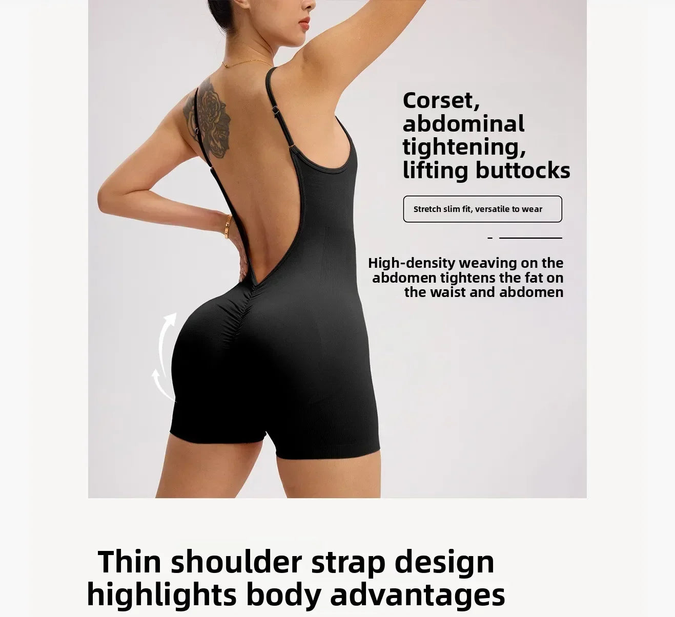 Women's Solid Color Cross Back Yoga Everyday Fitness Romper Shorts Workout Clothes Women Women Clothing Athletic Women