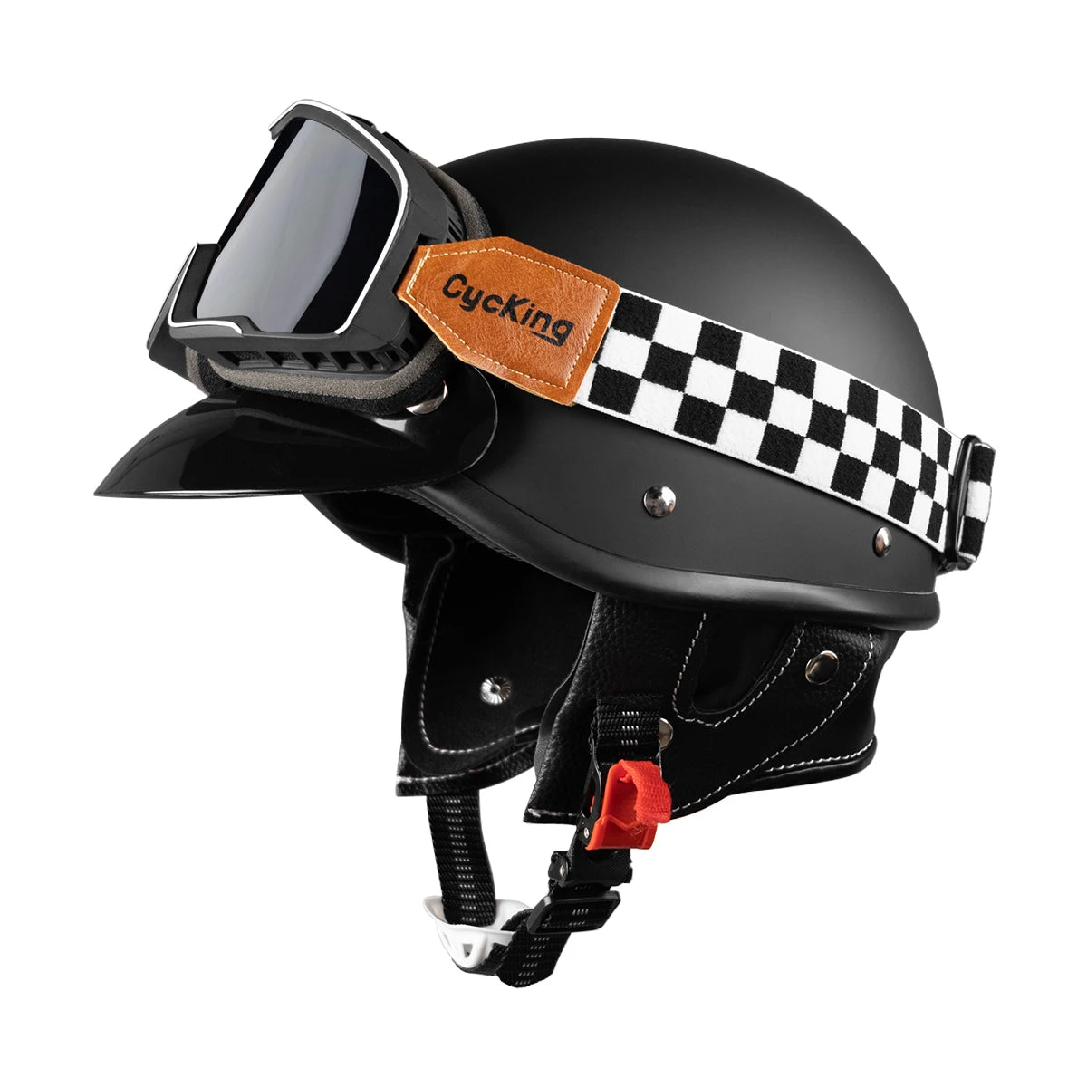 Cycking Motorcycle Helmet Four Seasons Riding Half Helmet Men Women Scooter Cute Retro