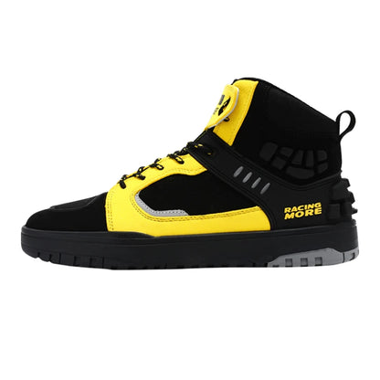 Motorbike Shoes Motorcycle Riding Protective Boots Men's Shoes Breathable Anti-fall Four Seasons Motorcycle Travel Equipment