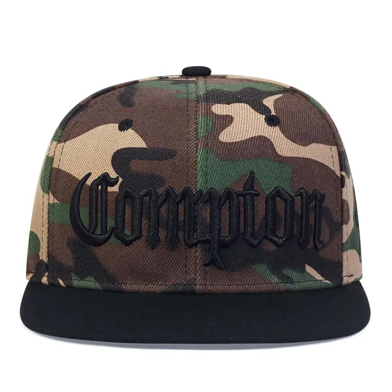 2025 New COMPTON CAP Street Dance Snapback Hat Hip Hop Headwear for Men Women Adult Outdoor Casual Sun Baseball Cap