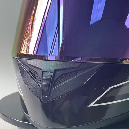 New Vintage Motorcycle Helmet Unisex Full Face Fog Proof Customizable Full Coverage Karting Helmet for Men And Women