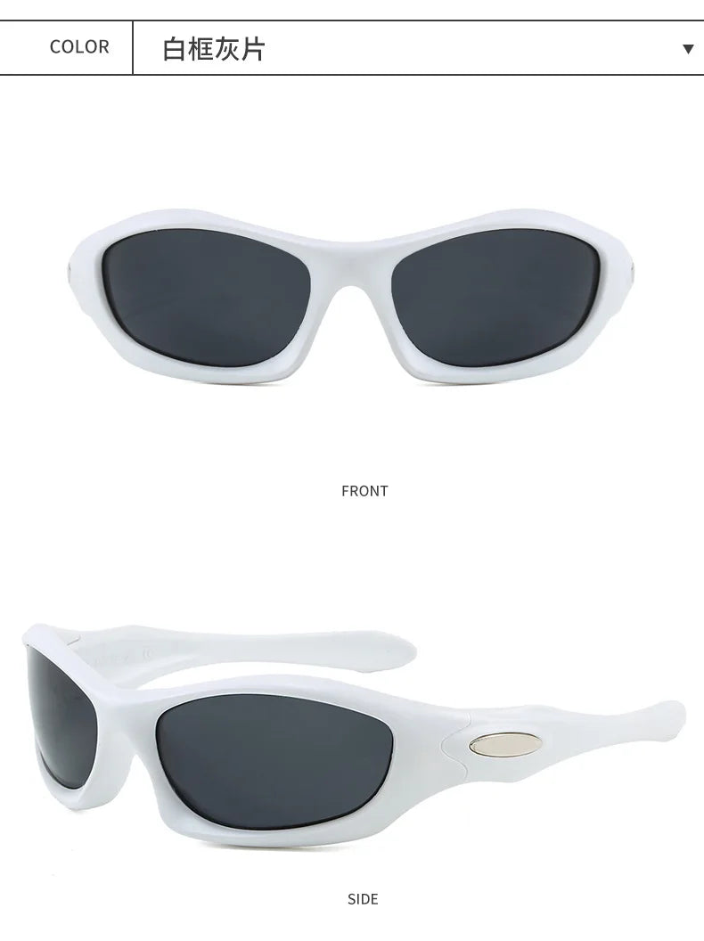 Retro Oval Round Frame Sunglasses 2026 New Outdoor Cycling Driving Sun Glasses Vintage Style UV400 Protection Unisex