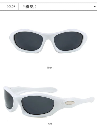 Retro Oval Round Frame Sunglasses 2026 New Outdoor Cycling Driving Sun Glasses Vintage Style UV400 Protection Unisex