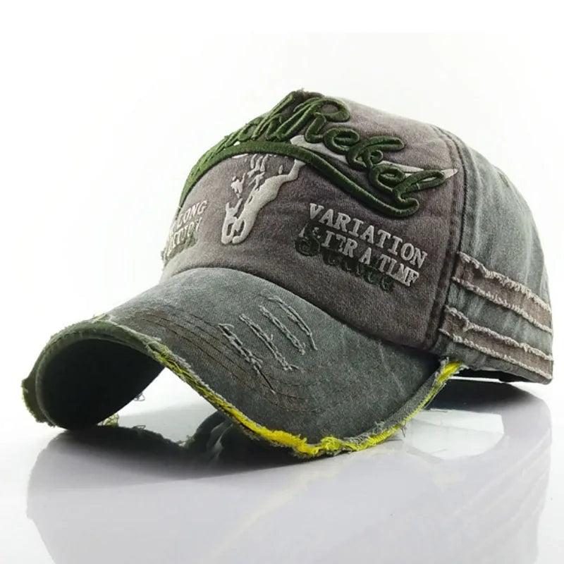 2022 News Fashion Outdoor Sports Cotton Baseball Cap Retro Embroidery Men's Cap Hip Hop Rebound Caps Snapback Hats