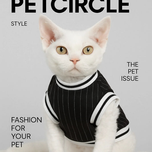 Winter Cat Jersey New Letter Printed California 23 Cat Coats & Jackets Pet Puppy Cat Clothes