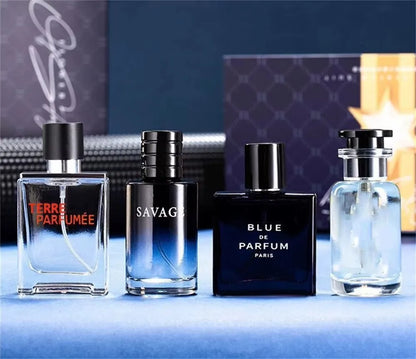 4Pcs Set Luxury Brand Perfume Men Cologne Parfums Homme Gift Box  100ml Perfumes Masculinos Natural Floral Fruity Scent Spray