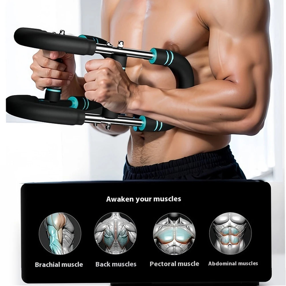 Twister Arm Trainer U-Shaped Arm Chest Exerciser Adjustable Chest Workout Equipment for Muscle Building Workout Gym