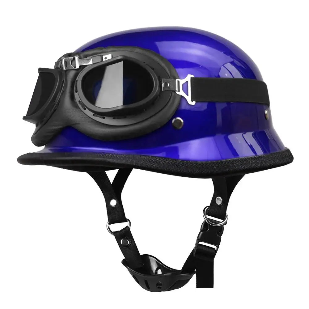 Motorcycle Helmet Half Face Helmet Capacete De Moto Retro Casco Moto German Vintage Moto Half Helmet Motorbike DOT Certification