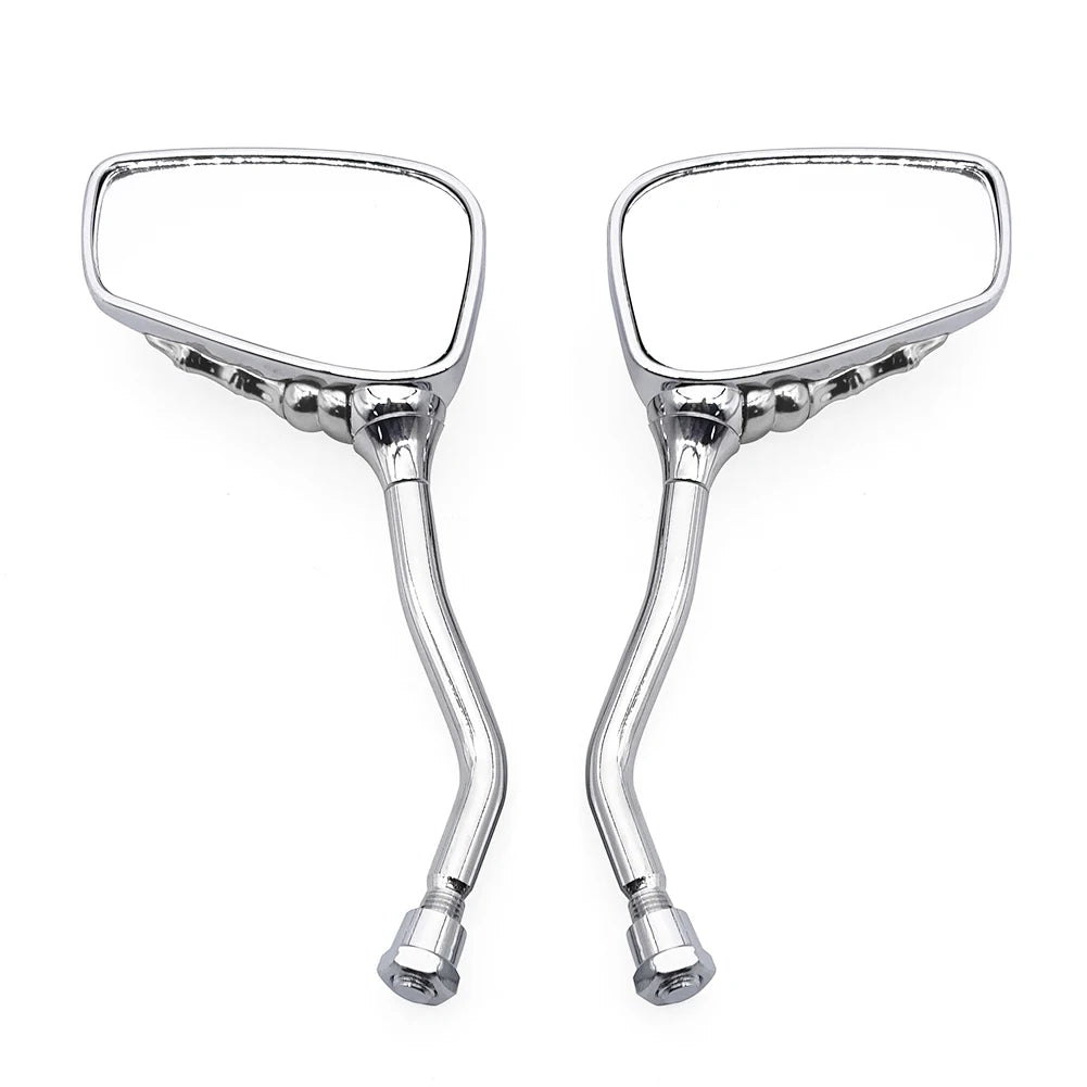 Universal Motorcycle Skull Hand Claw Rear-View Side Mirror Universal Fit Mirror Bolt For Street Sport Bike Chopper Cruiser