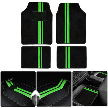 4pcs Universal Car Floor Mats  Auto Foot Pad Protector Waterproof  Rugs Carpet For Car Automotive Interior ccessories