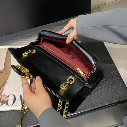 High end women's crossbody bag, high-quality leather wallet, retro design, adjustable and detachable shoulder strap, C bag