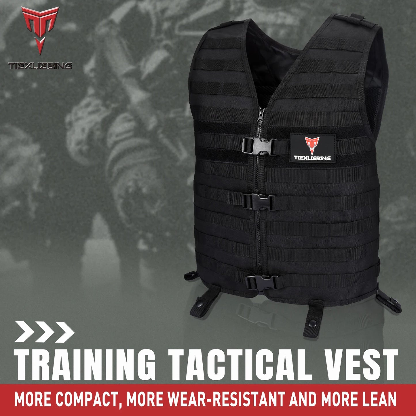 Military Tactical Molle Vest Airsoft Lightweight Gear Load Carrier Vest Camouflage CS Wargame Hunting Adjustable Waistcoat
