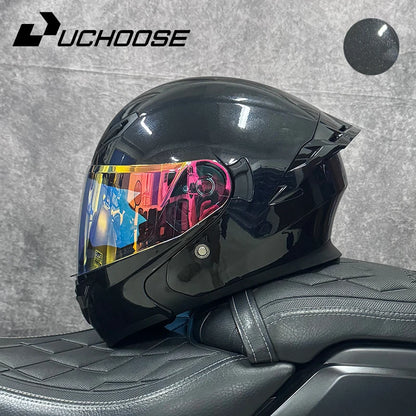 Free headphones High Quality DOT Motorcycle Helmet Four Seasons Motocross Racing Modular Flip Up Men Women Off Road Helmet
