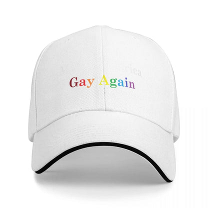 Make America Gay Again Baseball Cap New In The Hat Visor Kids Hat Luxury man cap Female Men's