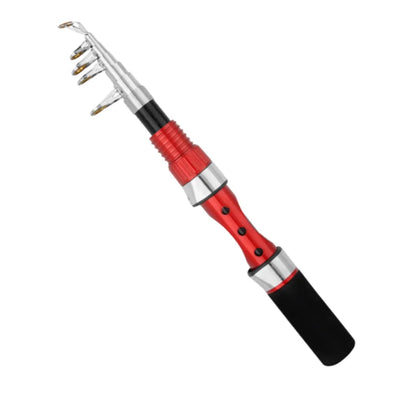 1.15m Portable Mini Telescopic Short Spinning Fishing Pole Pocket Travel Fishing Rod For Saltwater Freshwater Fishing Accessorie