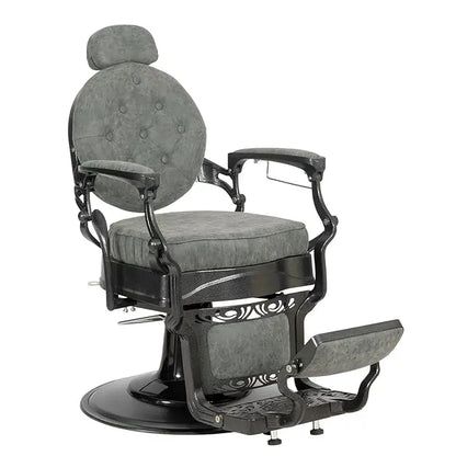 Heavy Duty Barber Chair 700lbs Capacity Vintage Recline Style Hydraulic Operation 360° Rotatable Barber Chair,Customized
