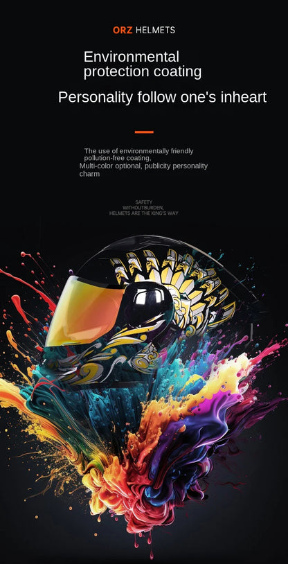 2025 High Quality Motorcycle Helmet Modular Flip Helmet Casco para Motos Dual Lens Full Helmet Casco para Motos DOT Approval