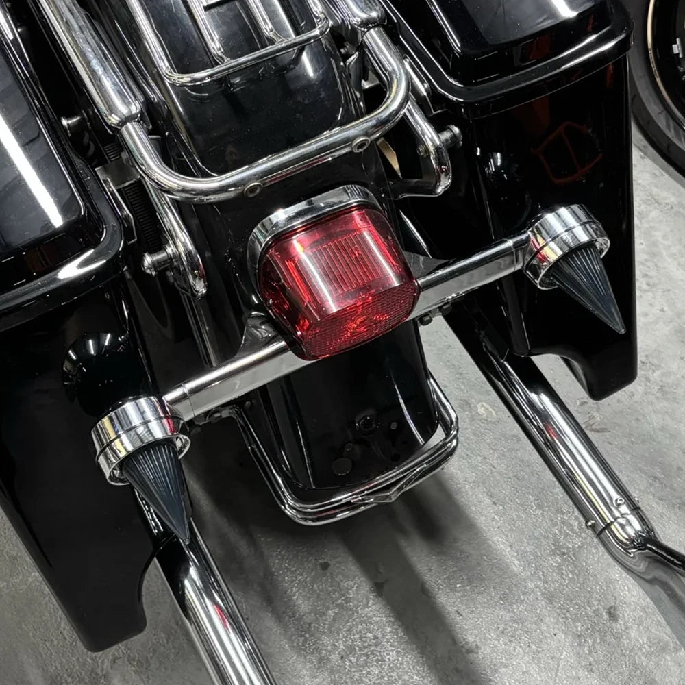 Pair Motorcycle Indicator Lens Cover Turn Signal Light Cap For Harley Touring Road Glide Road King Electra Tour Glide 1986-2021