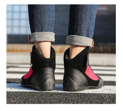 Outdoor Motorcycle Riding Shoes Anti Slip Go Kart Training Shoes Motorcycle Travel Off-road Shoes for Men Motocross Boots