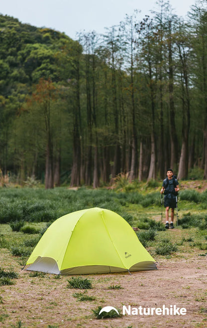 Naturehike Star Trail EXT Hiking Tent Outdoor Camping Ultralight Rainstorm Protection Wild Tent 1 2 Person 0D Nylon Backpacking Tent
