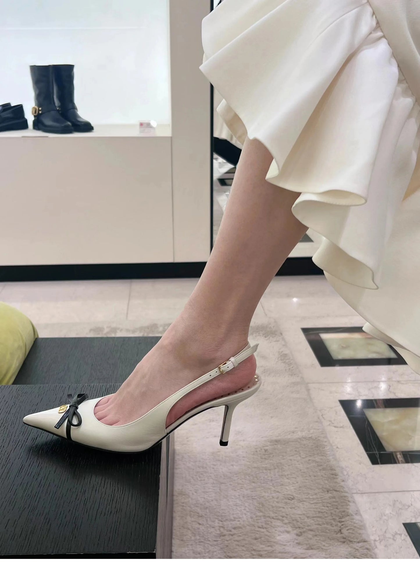 Heels Sandals Gladiator Summer Luxury Brand 2026 Bow Women High Heels Pointed Toe Designer Elegant Slingbacks Party Ladies Shoes