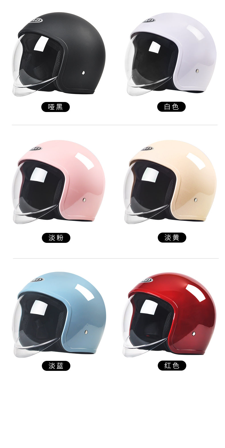 GB Certified Electric Vehicle Helmet for Men and Women All-season Universal Electric Vehicle Safety Helmet Motorcycles Winter