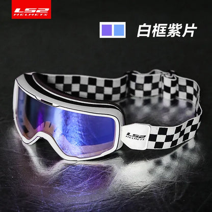 LS2 Original Motocross Glasses Windproof UV Protective Motorcycle Goggles Off-Road Dirt Bike MTB MX Racing Eyewear Men Women