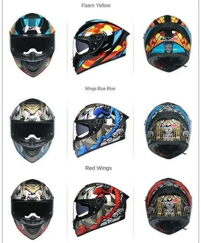 dual-lens Motocross helmet Professional racing dual lens safety helmet, off-road motorcycle full face protector, approved by DOT
