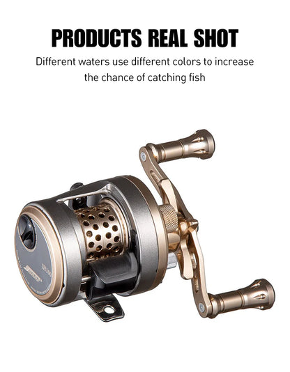 SEASIR JH All METAL Drum Baitcasting Reel CNC Machining Technology 9+1BB Max Drag 7kg Saltwater Fishing Reels