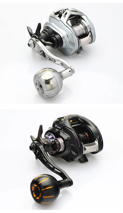 HEIGHTEN Carbon Fiber Fishing Reel Single Cast Spinning Wheel Hand Crank Handle Round Single Grip Fishing Wheel Crankshaft
