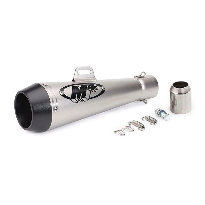 51MM Motorcycle Exhaust Pipe Escape GP Moto Pot Muffler Slip on For Scooter Motocross Dirt Bike Moto 300cc 600cc 1000cc