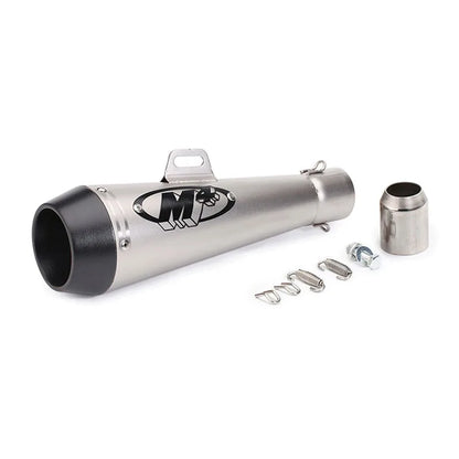 51MM Motorcycle Exhaust Pipe Escape GP Moto Pot Muffler Slip on For Scooter Motocross Dirt Bike Moto 300cc 600cc 1000cc