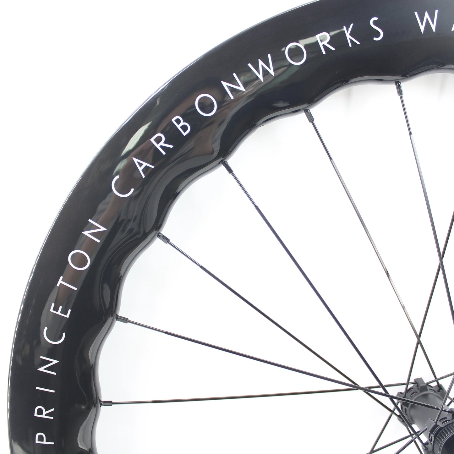 New 700C 65mm wave Road Bike UD Full Carbon Fibre Bicycle Thru Axle Center lock Disc brake Wheelset clincher tubeless rims 25mm