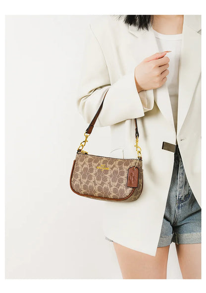 Classic Vintage Ladies Crossbody Handbag High-End Women's Underarm Shoulder Bag Elegant Designer Leather Messenger Bag For Women