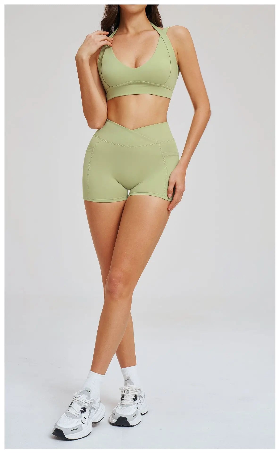 2 Pieces Yoga Suit for Women Clothes Sports Bra Shorts Sports Set Gym Running Training Sexy High Waist Butt Lift Sports Yoga Set