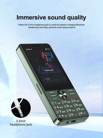 SERVO F25 PRO Android Smartphone 4G LTE 3.5" Touch Screen 2GB+16GB Play Store GPS FM Radio Button Smart Phones Dual SIM Standby
