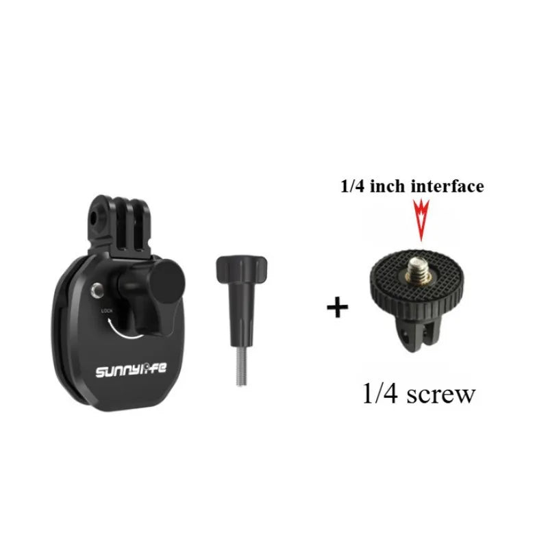 Motorcycle Windshield Clip For Insta360 X4 Ace Pro 2 DJI Action 5 PRO Phone GoPro 13 12 Action Camera Aluminum Alloy Mount Clip