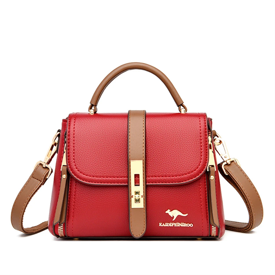 Genuine Brand Purses and Handbags Crossbody Luxury Designers High Quality Leather Fashion Messenger Shoulder Bags Tote Cover Sac