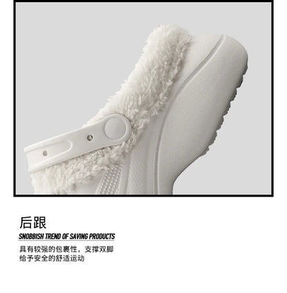 Cotton Fashion Clogs Slippers Women Hole Garden Shoes Water Shoes For Men Beach Sandals Soft Eva Bathroom Slides House Slides