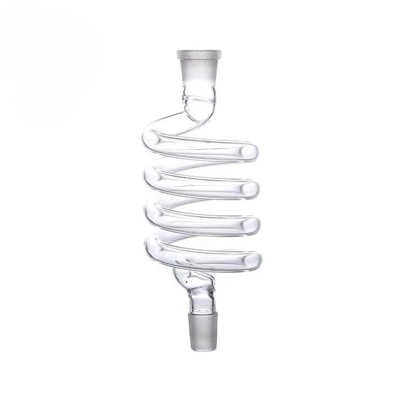 Dia18.8mm 14mm Spring Glass Spiral Part Twirl Glass Hookah Shisha Chicha Accessories Coil Glass Tube for Narguile Connector