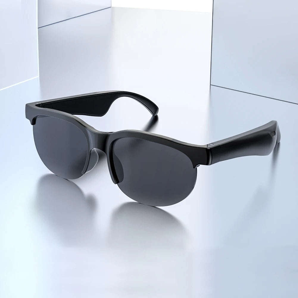 AI Intelligent Translation Glasses Smart Bluetooth-Compatible 5.4 Glasses with Microphone Speakers Wireless Headphones