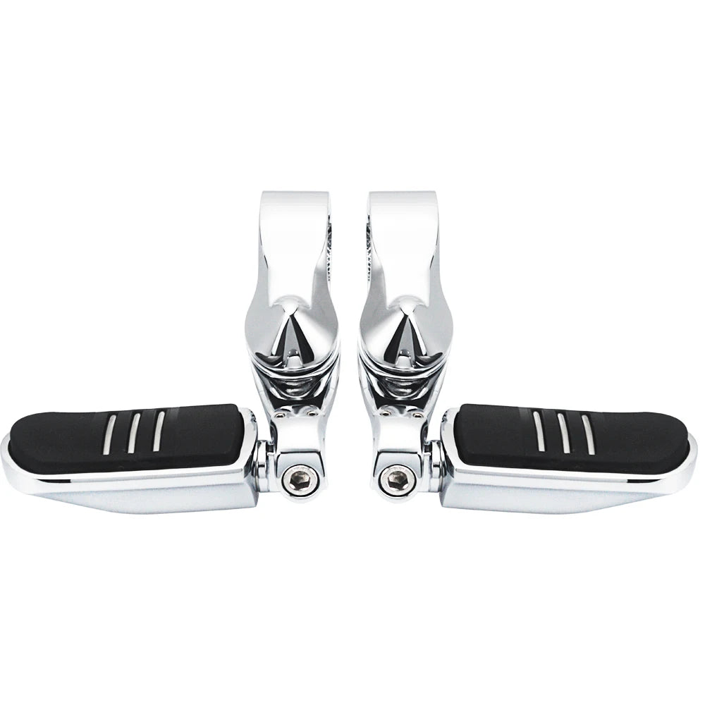 1.25" Motorcycle Engine Guard Highway Pegs Footpeg For Harley Honda Touring Sportster Davidson Road King Street Glide Low Rider
