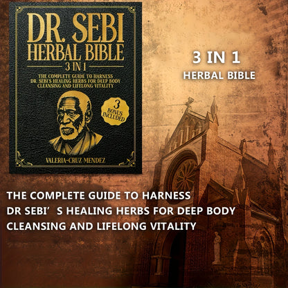 5025 Dr. Sebi Herbal Bible 3-in-1: Detoxify and Cleanse Your Body with Dr. Sebi's Healing Herbs for Lasting Health and Vitality