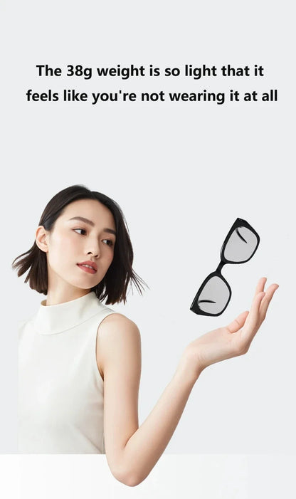 Lenovo 8K AI HD Shooting Smart Glasses Multifunctional Camera Bluetooth Call Music VoicePlayer Translate Photochromic HD Glasses