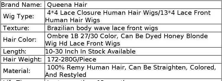 Honey Blonde Lace Front Wig PrePlucked 1B 27 Human Hair Wigs Ombre Body Wave Lace Front Human Hair Wig 180% Raw Bodywave 30 Inch