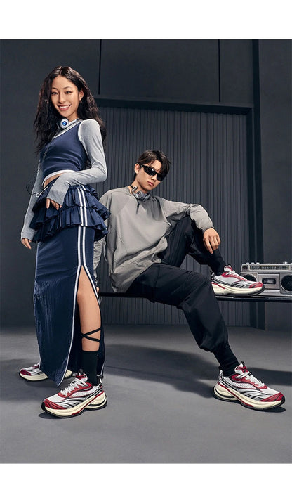 Xtep Basque 3 For Male Sneakers 2026 Spring Comfortable Retro Fashion Luxury Height-Increasing Sports Shoes 874219320001