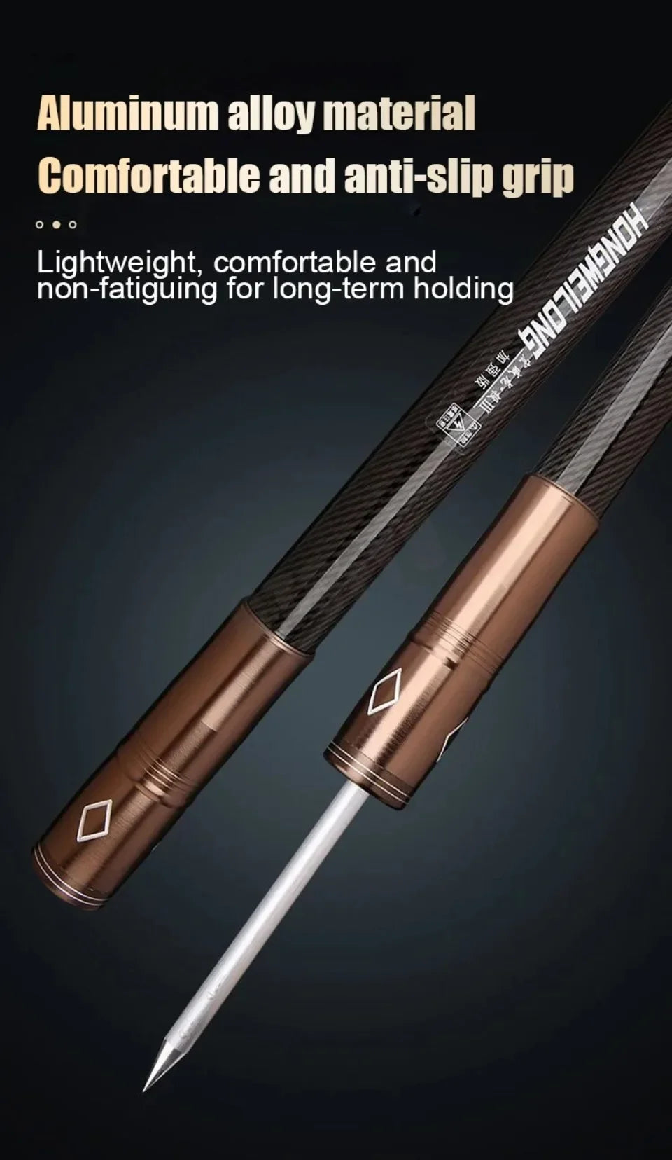 2.1-4.5M Telescopic Fishing Rod Carbon Spinning Fishing Pole Boat Saltwater Freshwater Beach Rock Surfcasting Baitcasting Rod