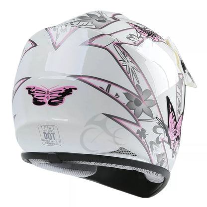 Motorcycle Child Kids DOT Youth Helmet Full Face Dirt Bike ATV Goggles Gloves